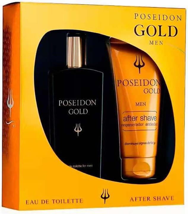 Actual product image Instituto Español Poseidon Gold Men Edt Spray 100 ml Sets