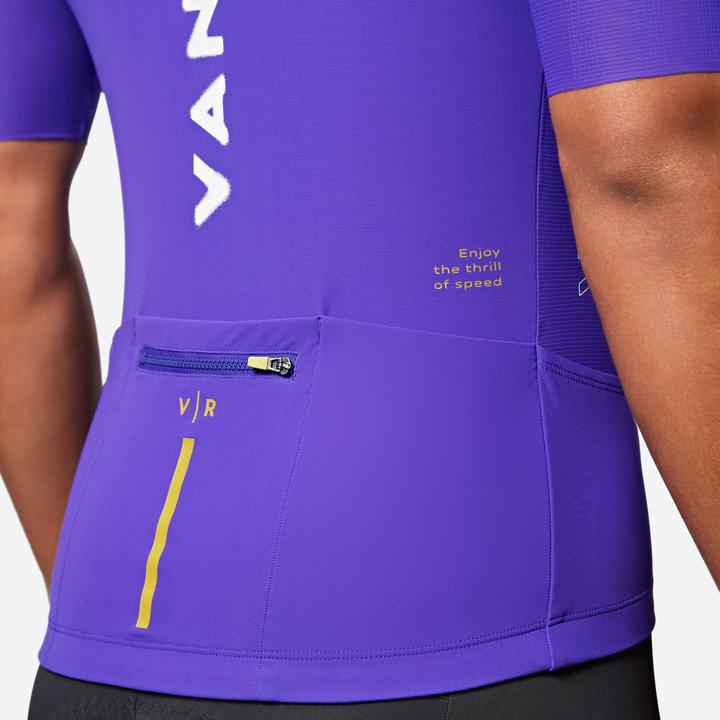 Produktbild Van rysel Rennrad Radtrikot kurzarm Sommer Unisex Racer 2 lila (S)
