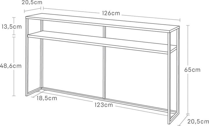 Image du produit Yamazaki Tower (126 x 20.5 x 65 cm)