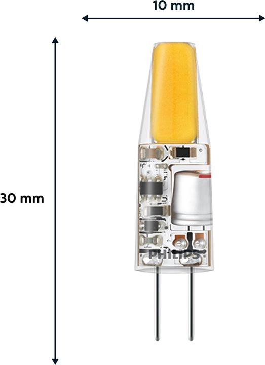 Actual product image Philips transparent (G4, 1 W, 100 lm, 1 x, F)