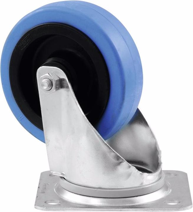 Image du produit Roadinger Roulette pivotante 100mm BLUE WHEEL bleu clair