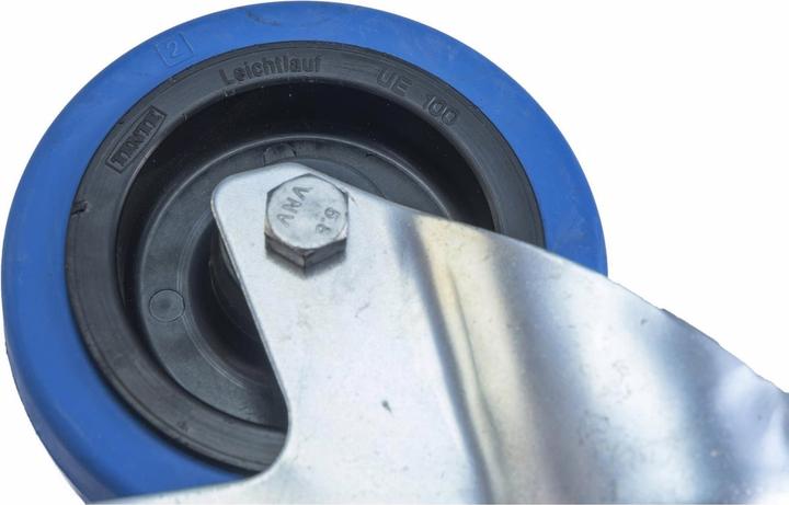 Image du produit Roadinger Roulette pivotante 100mm BLUE WHEEL bleu clair