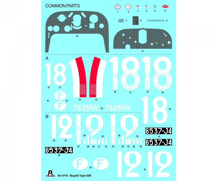 Actual product image 1:12 Bugatti Type 35B