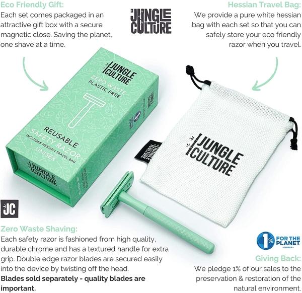 Image du produit Jungle Culture - Rasoir réutilisable à la menthe