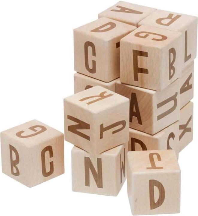 Actual product image Sebra Letter blocks