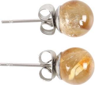 Produktbild Something Different Kristall Ohrstecker Citrin (100% synthetisches Material)