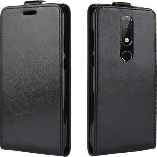 Actual product image MU Classic Crazy Horse Leather Flipcase Series (Nokia 5.1 Plus)