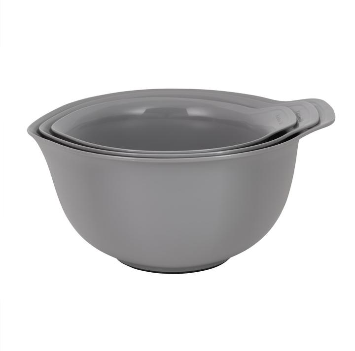 Actual product image KitchenAid Ka Set Of 3 Mixing Bowls Charcoal Grey