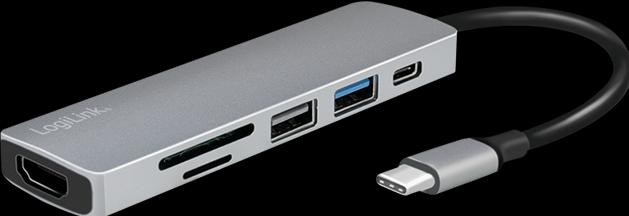 Immagine prodotto LogiLink UA0343 (USB-C, 6 Porti)