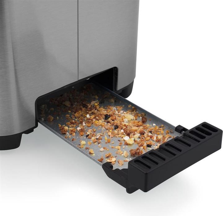 Image du produit Princess Grille-pain en acier 142402, 2 fentes longues - 7 MARCHES réglables - 1400 W (Prise UE)