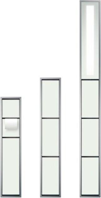 Actual product image Emco asis module 150 flush-mounted guest WC module model, bin liner holder, paper holder, toilet bru