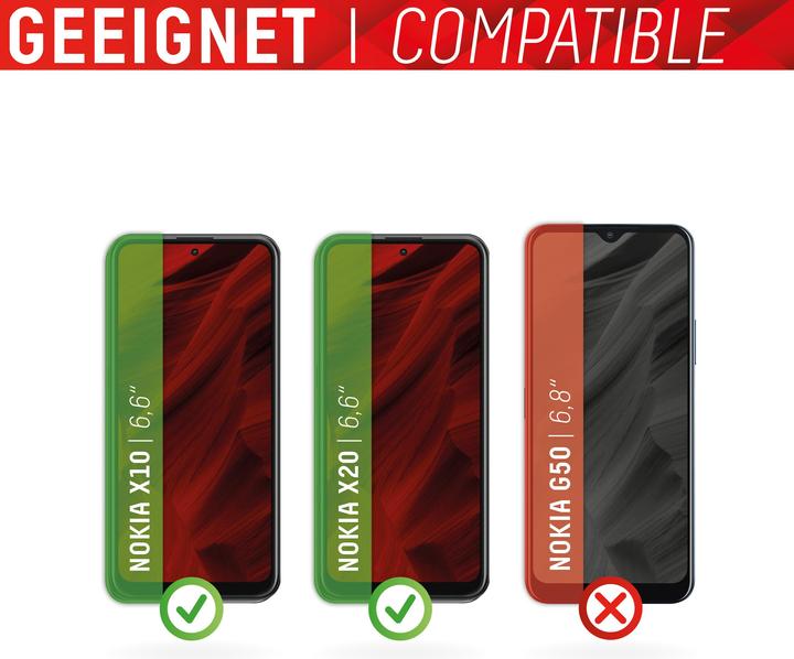 Image du produit Displex Smart Glass, Displayschutzfolie (1 pièce(s), Nokia X10, Nokia X20)
