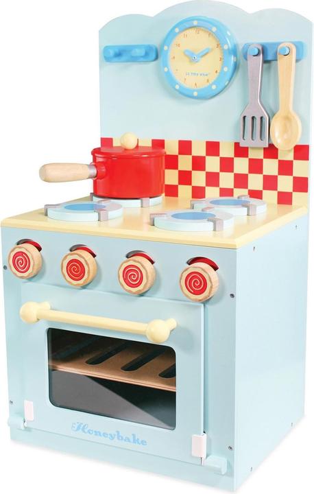 Le Toy Van Honeybake Herd & Ofen Set blau