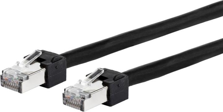 Produktbild Metz Connect RJ45 Netzwerk Anschlusskabel CAT 6 S/FTP 0.5 m Schwarz Folienschirm, Geflechtschirm, Ge (SFTP, PiMF, CAT6, 0.50 m)