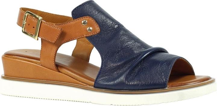 Actual product image Lunar Womens/Ladies Steffi Leather Wedge Sandals (39)
