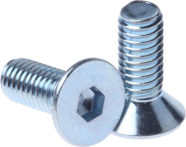 Actual product image Rs Pro Screws countersunk Allen M3x8mm
