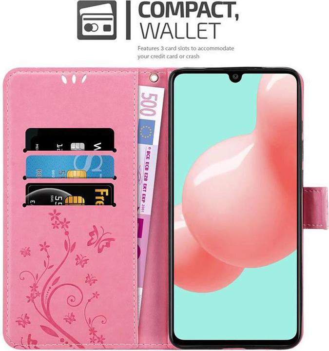 Actual product image Cadorabo Flower Book Cover (Samsung Galaxy A41)