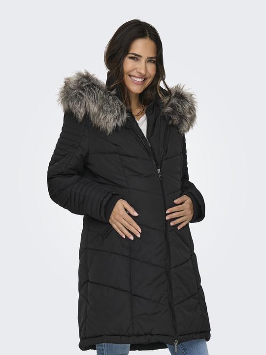 Actual product image Only Maternity Hood Ribbed cuffs Coat Coat (XL)