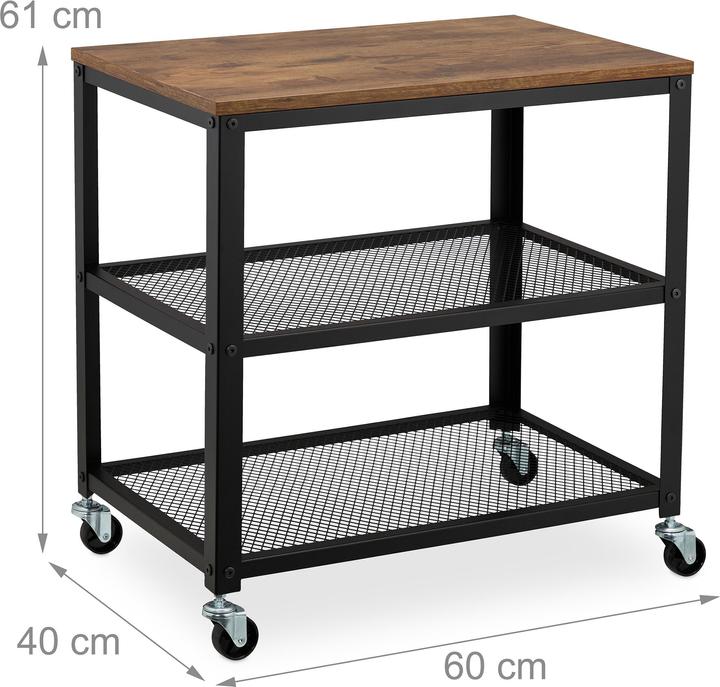 Image du produit Relaxdays Chariot roulant