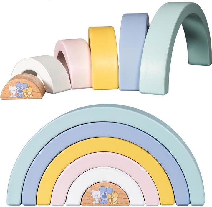 Image du produit Rubo Toys Woezel en Pip Baby Regenboog