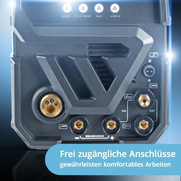 Actual product image Stahlwerk Combination welding machine MTM-200 ST 3-in-1 with 200 A synergic wire feed