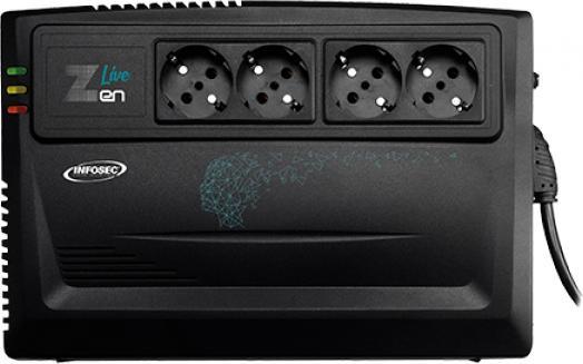 Image du produit Infosec compatible ZEN LIVE 1000 (1000 VA, 600 W, Line-interactive Onduleur)