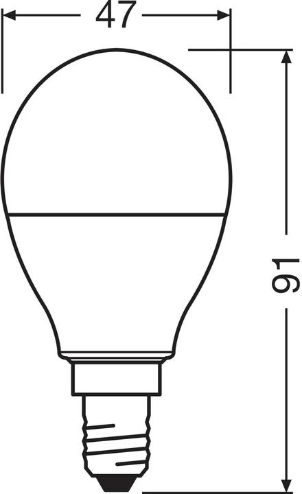Produktbild Osram Led Retrofit Rgbw Lamps With Remote Control (E14, 40 W, 470 lm, 1 x, F)