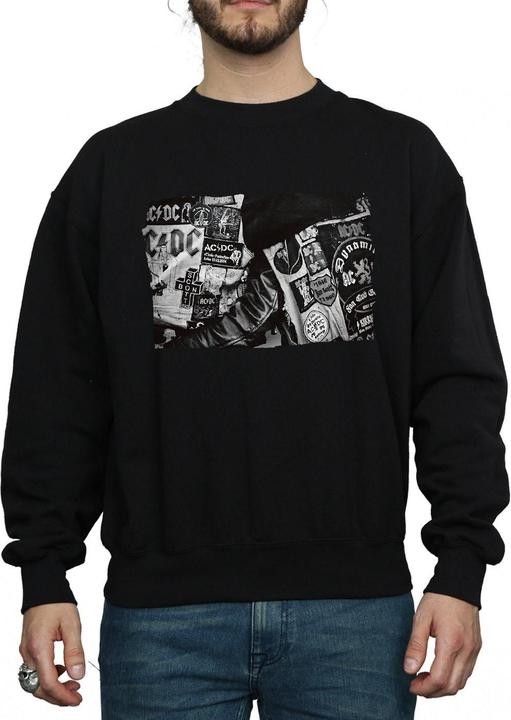AC/DC Abzeichen und Plakate Kollektion Baumwolle Sweatshirt