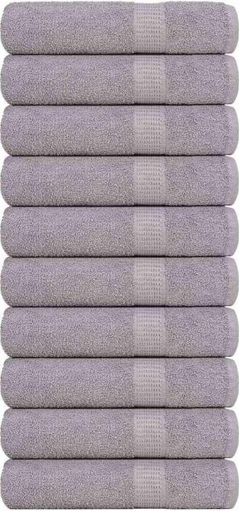 VidaXL Badetücher 10 Stk. Grau 100x150 cm 360 g/m² 100% Baumwolle Duschtuch (100 x 150 cm)