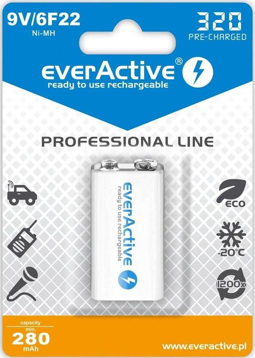Everactive Professional Line (1 Stk., 9V Block, 320 mAh)