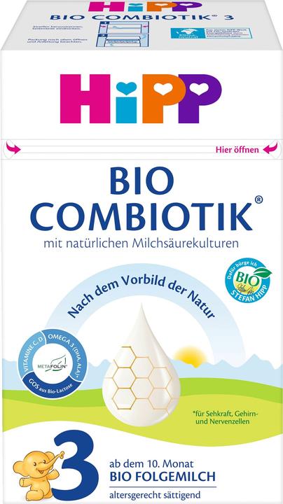 Image du produit Hipp Lait maternisé bio 3 BIO Combiotik®. (600 g, à partir de 10 m.)