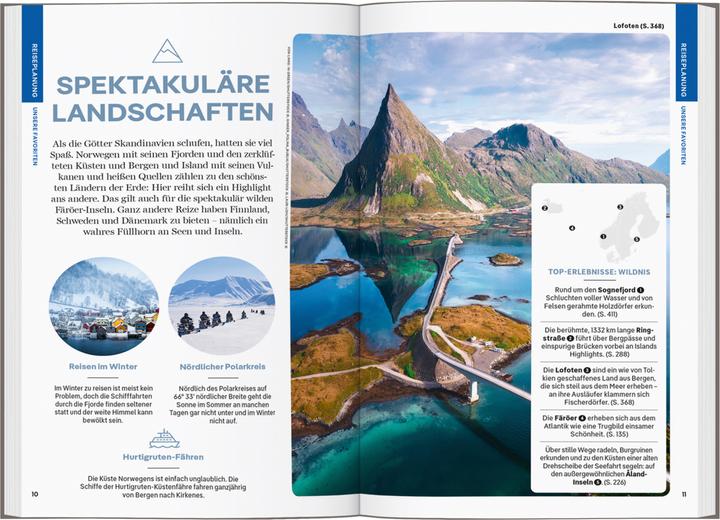 Actual product image Reiseführer Skandinavien (German, Anna Kaminski, Sean Connolly, Kevin Heist, Anthony Ham, Barbara Woolsey, 2023)