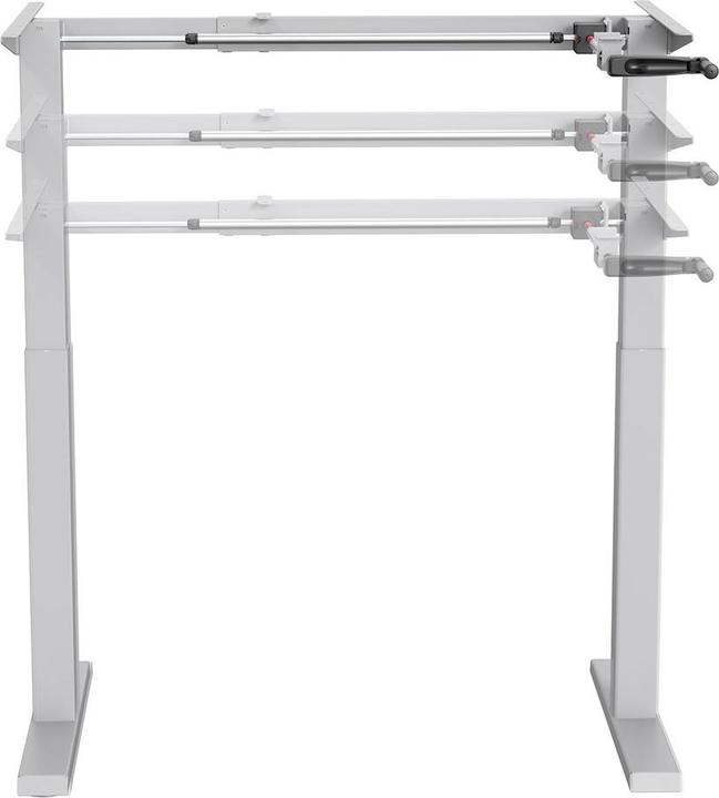Immagine prodotto Ergo Office Scrivania Sit-stand Struttura della scrivania Scrivania manuale regolabile in altezza max. 123 cm