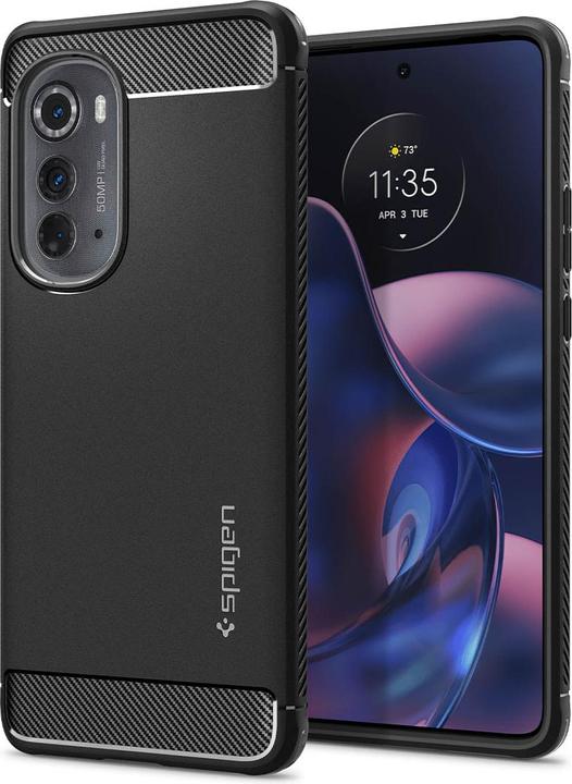 Produktbild Spigen Rugged Armor Motorola Edge 2022 Matte Black (Motorola Edge+ (2022))