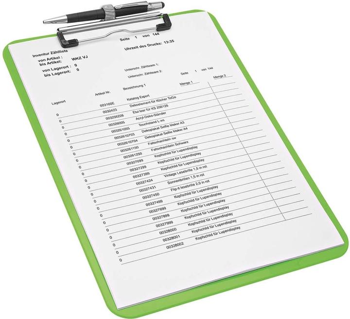 Valeurs nutritives et ingrédients Wedo Presse-papiers (32,9 x 22,7 x 1,5 cm)