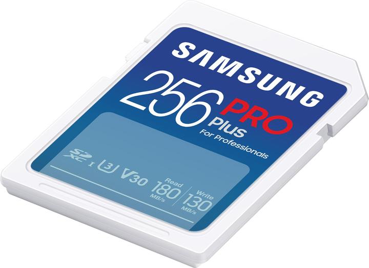 Actual product image Samsung PRO Plus (256 GB, SDXC, U3, UHS-I)