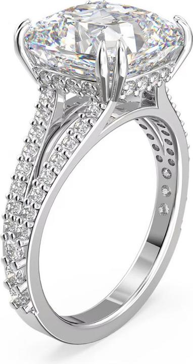 Actual product image Swarovski Constella Cocktail Square Ring Silver (58)