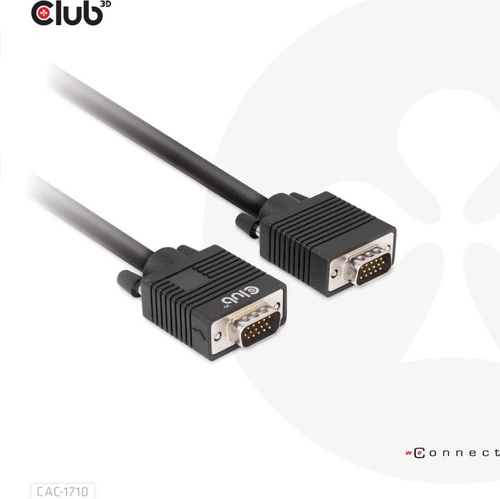 Produktbild Club 3D Club3D Kabel VGA > VGA St/St (10 m, VGA)