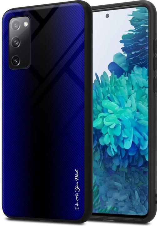 Actual product image Cadorabo Bumper TPU Gestreiftes Glas (Samsung Galaxy S20 FE)
