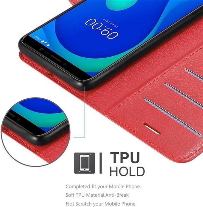 Actual product image Cadorabo Book with stand function cover (Wiko Y80)