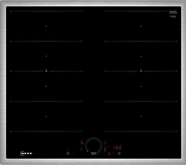 Produktbild Neff N 70, Induktionskochfeld, 60 cm, Schwarz, Mit Rahmen aufliegend, T66SHX4L0