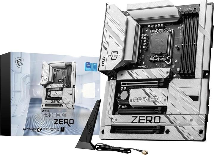Produktbild MSI Z790 PROJECT ZERO (LGA 1700, Intel Z790, ATX)