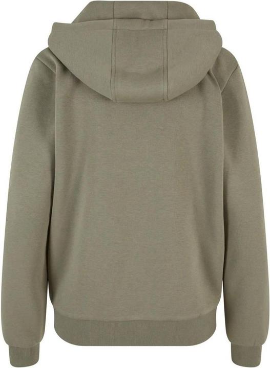 Actual product image Build Your Brand Womens/Ladies Fluffy Full Zip Hoodie (46 D)