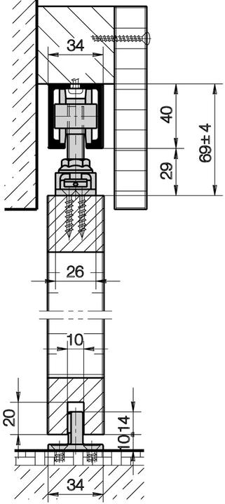 HAWA Sliding door fittings
