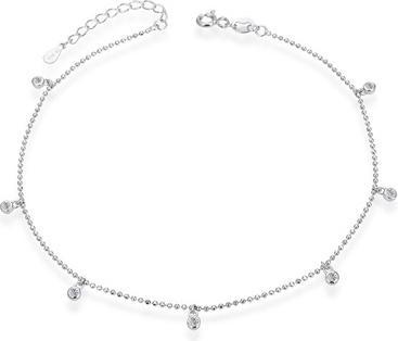 Actual product image Agato Fine silver bracelet with zircons AGB772/21