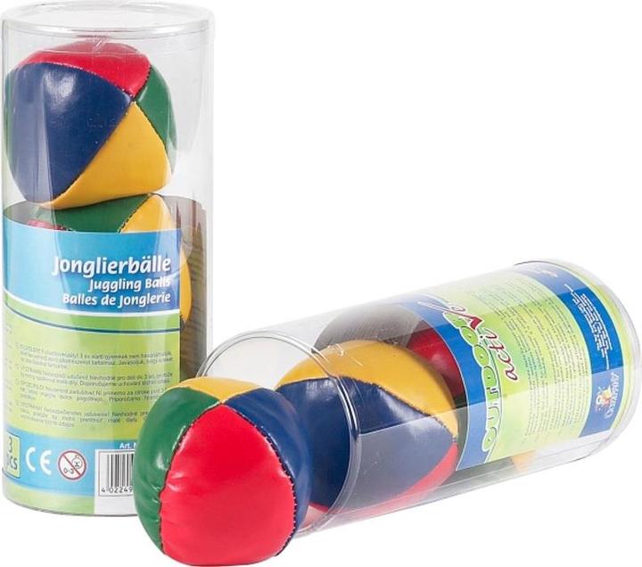 Immagine prodotto Hoffmann Palline da giocoleria 3 pezzi display 7cm, 90g in latta soft art