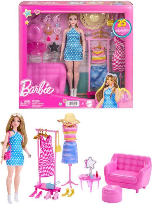 Actual product image Barbie Doll, Playset and Accessories