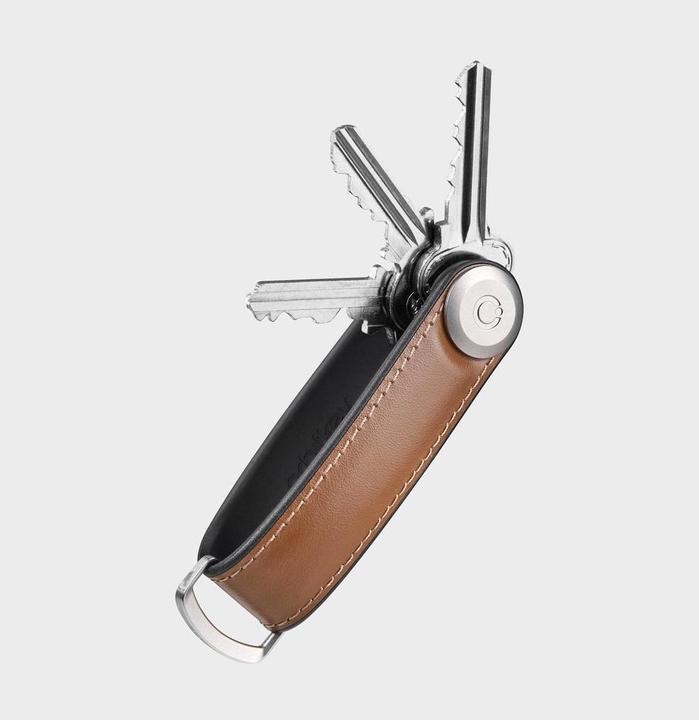 Actual product image Orbitkey Hybrid Leather Key Organiser - Acorn