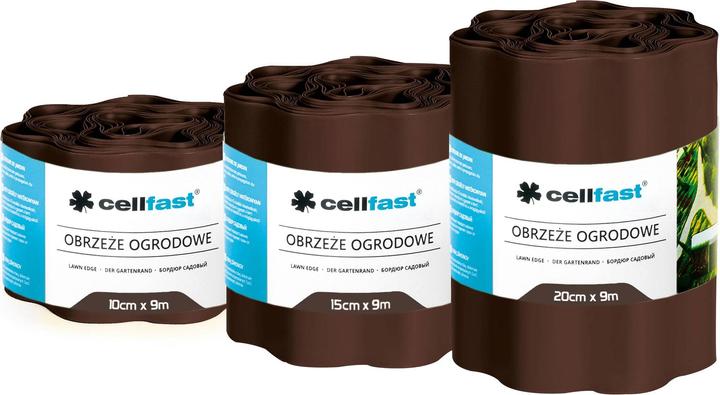 Cellfast 5901828850882 Rasenkante, braun, 0.422 x 0.422 x 0.1 cm (900 cm)