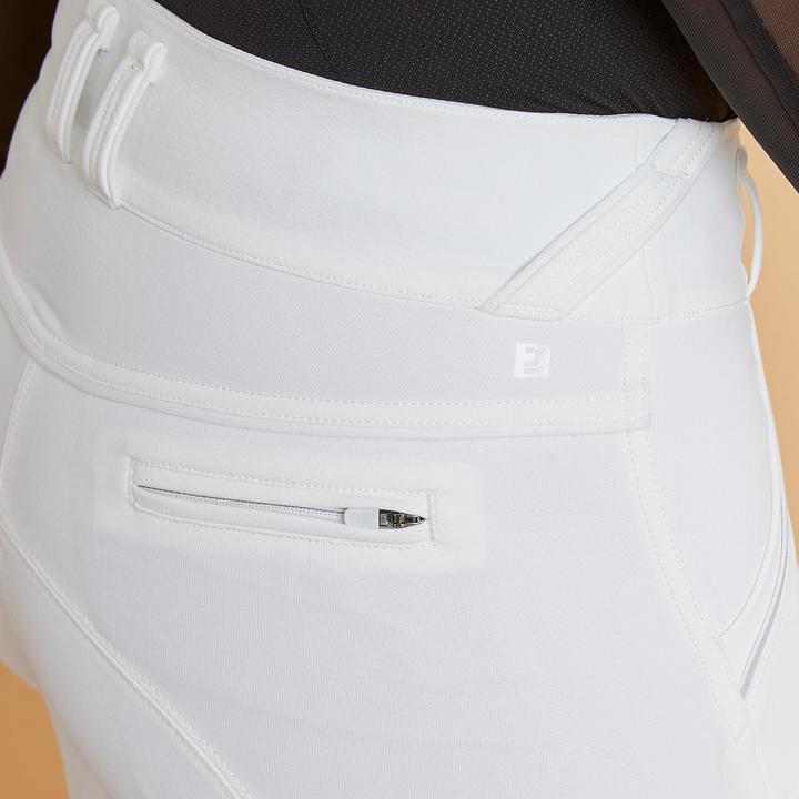 Produktbild Fouganza Turnierreithose Damen - 900 Classic Grip weiss (XL)